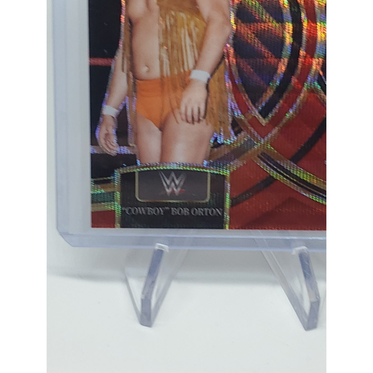 Cowboy Bob Orton 2024 Panini Select WWE PREMIER LEVEL red WAVE PRIZM #185 /99