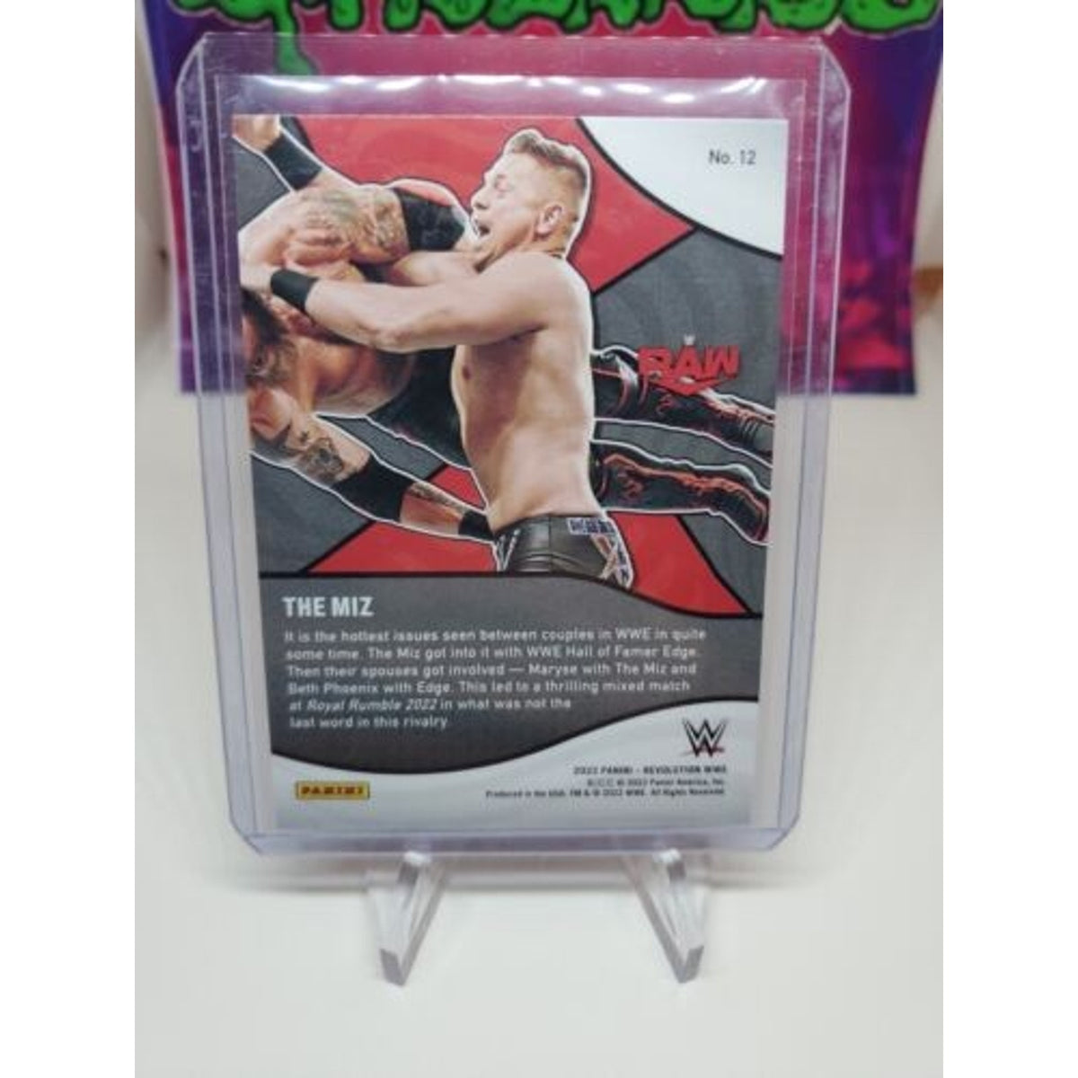 2022 Panini WWE Revolution The Miz ShockWave Insert #12 - Debut Edition