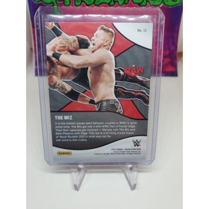 2022 Panini WWE Revolution The Miz ShockWave Insert #12 - Debut Edition