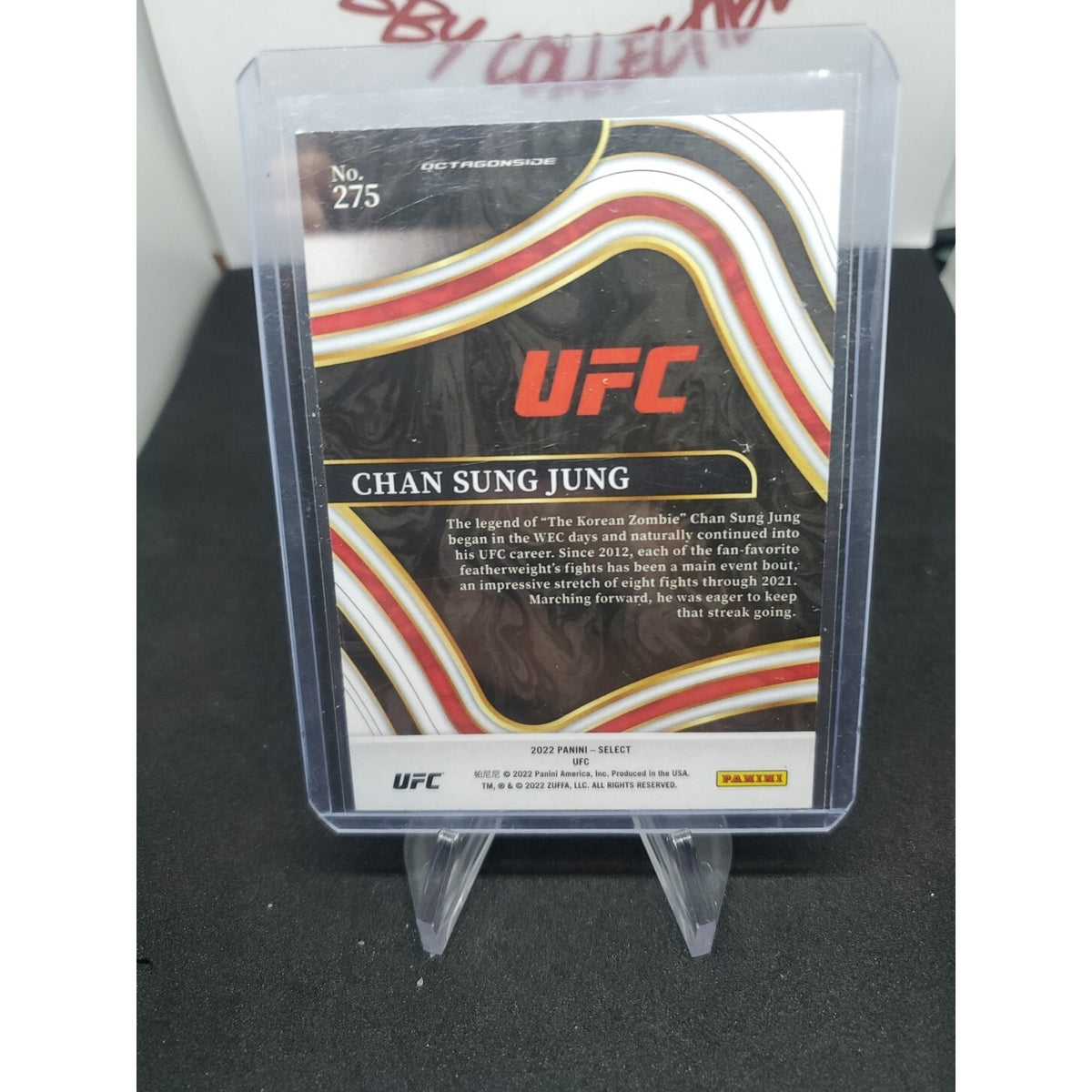 Octagonside BLUE UFC CHAN SUNG JUNG 2022 Panini Select Retail BLUE #275