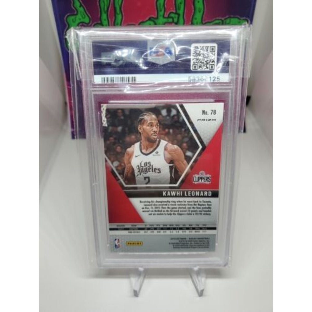 2019 Panini Mosaic - KAWAI LEONARD - Silver #78 - SAN ANTONIO SPURS PSA 10 Pop