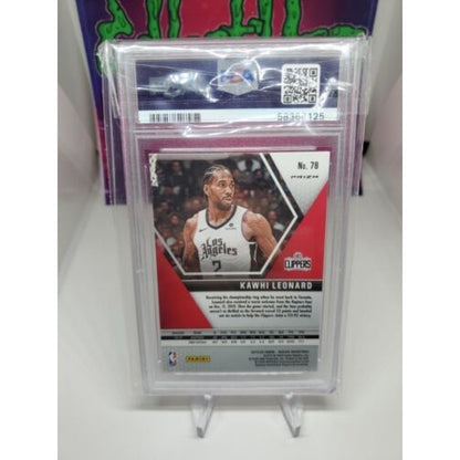 2019 Panini Mosaic - KAWAI LEONARD - Silver #78 - SAN ANTONIO SPURS PSA 10 Pop