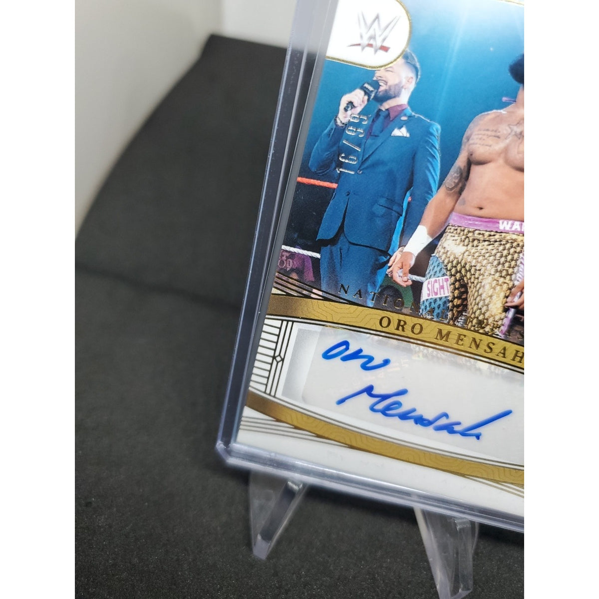 2024 Panini National Treasures WWE - ViewPoint Signatures Oro Mensah #VS-ORM /99