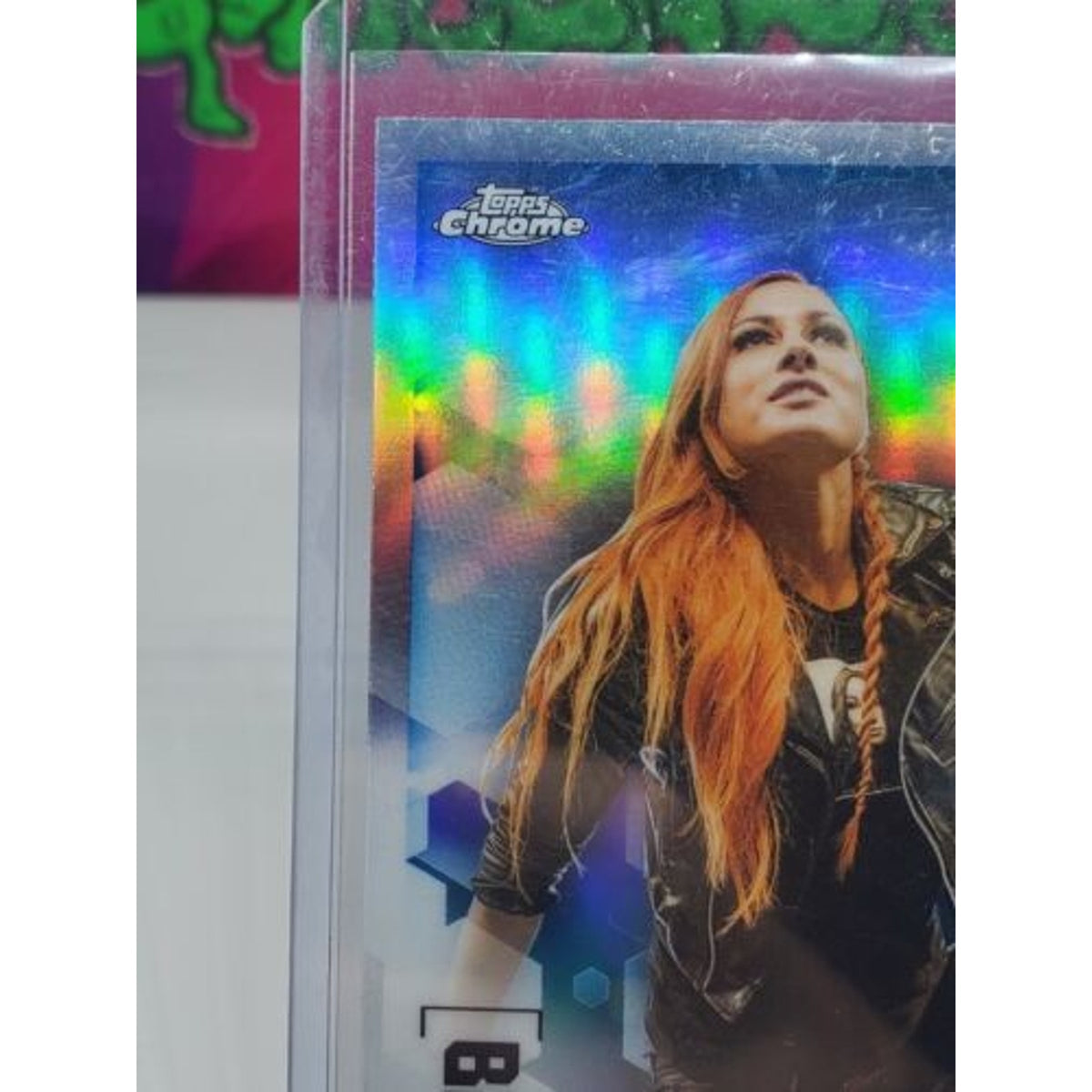 BECKY LYNCH 2020 TOPPS WWE CHROME VARIATION REFRACTOR CARD #IV-6