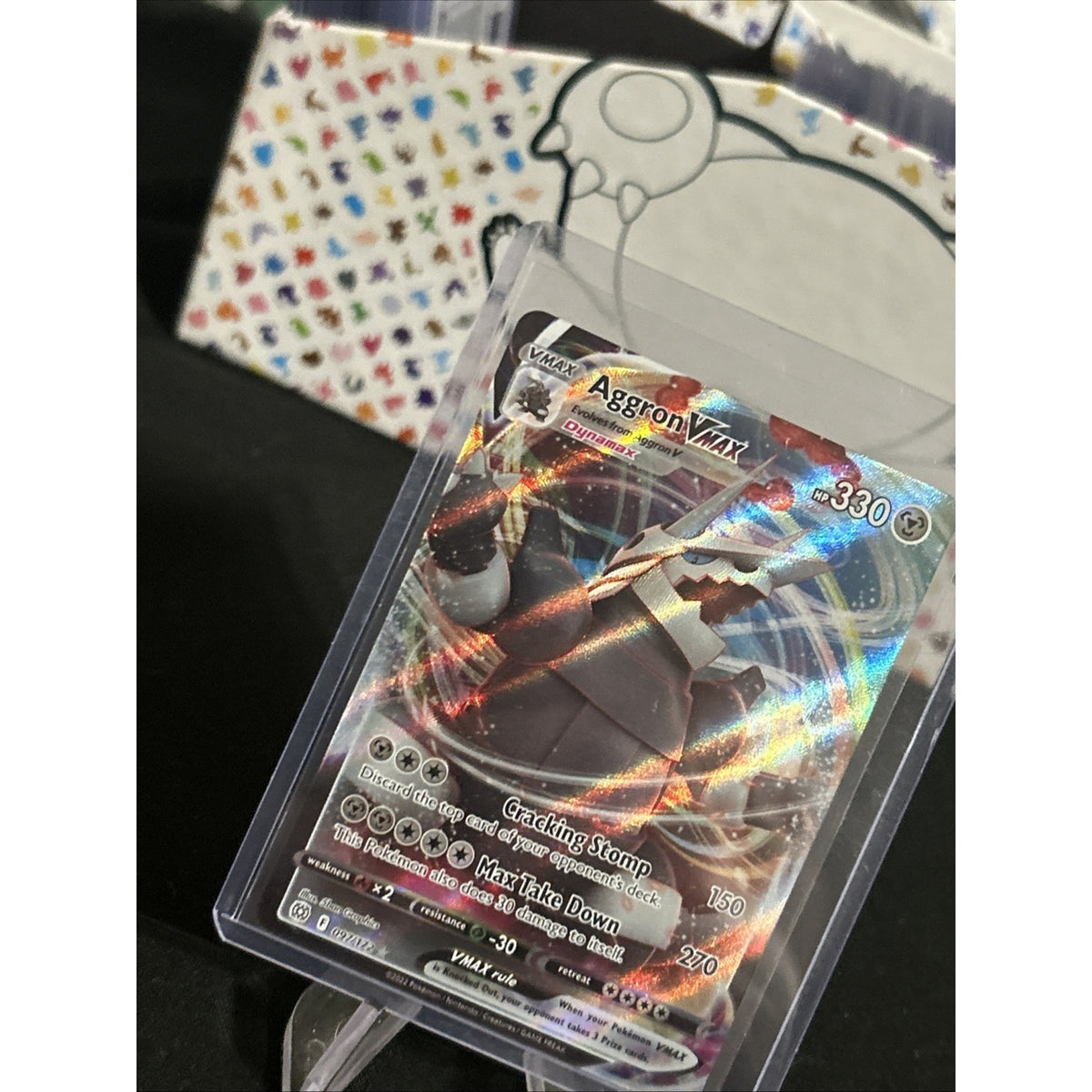 Pokemon TCG Aggron Vmax - 097/172 - Brilliant Stars - Pack Fresh New Top Loaded