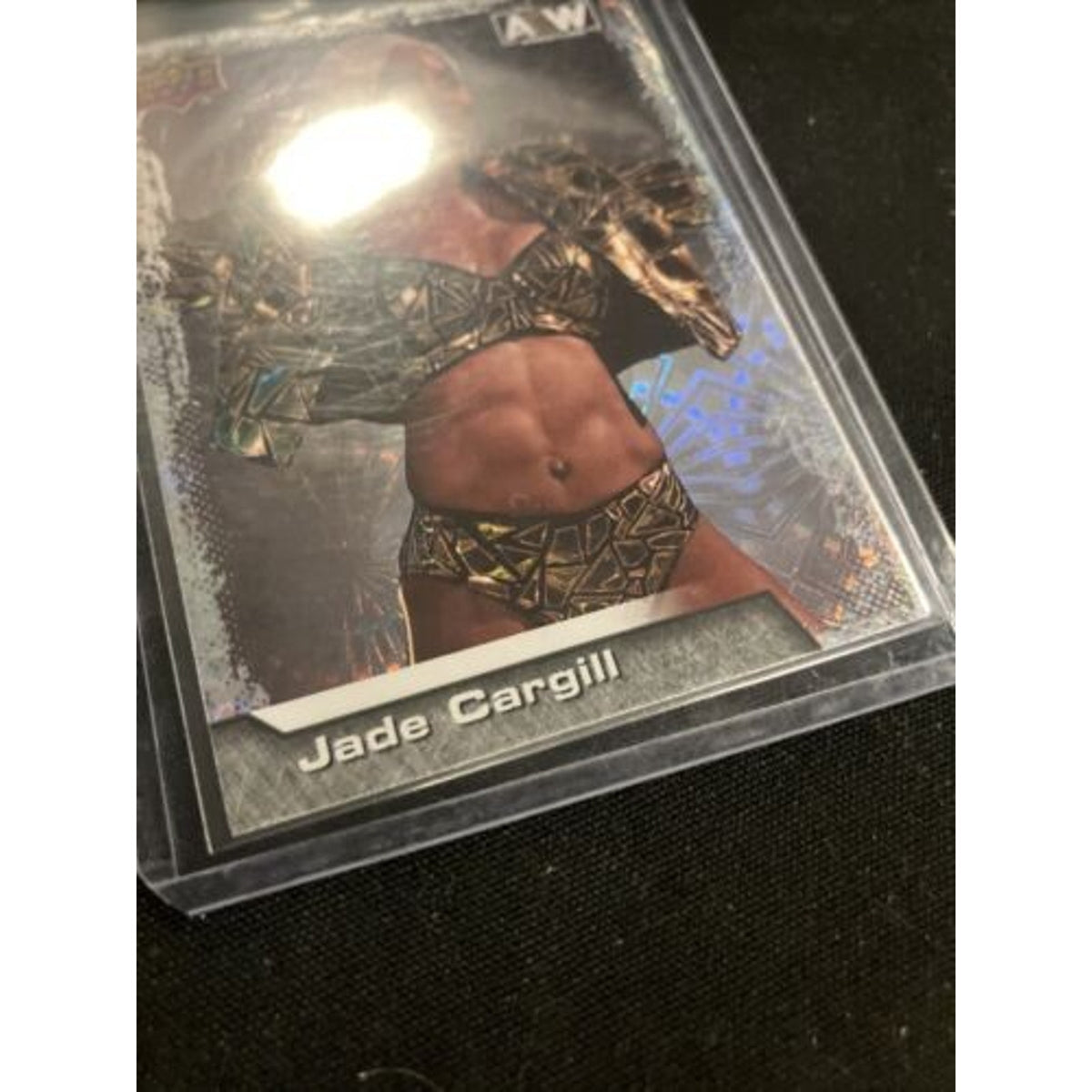 2022 Upper Deck AEW Jade Cargill #73 Pyro Parallel - AEW/WWE/NXT Pack Fresh New
