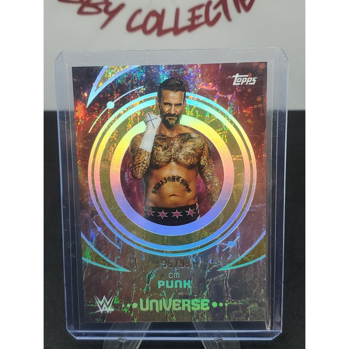 2025 Topps WWE Universe CM PUNK /99 Raw #42