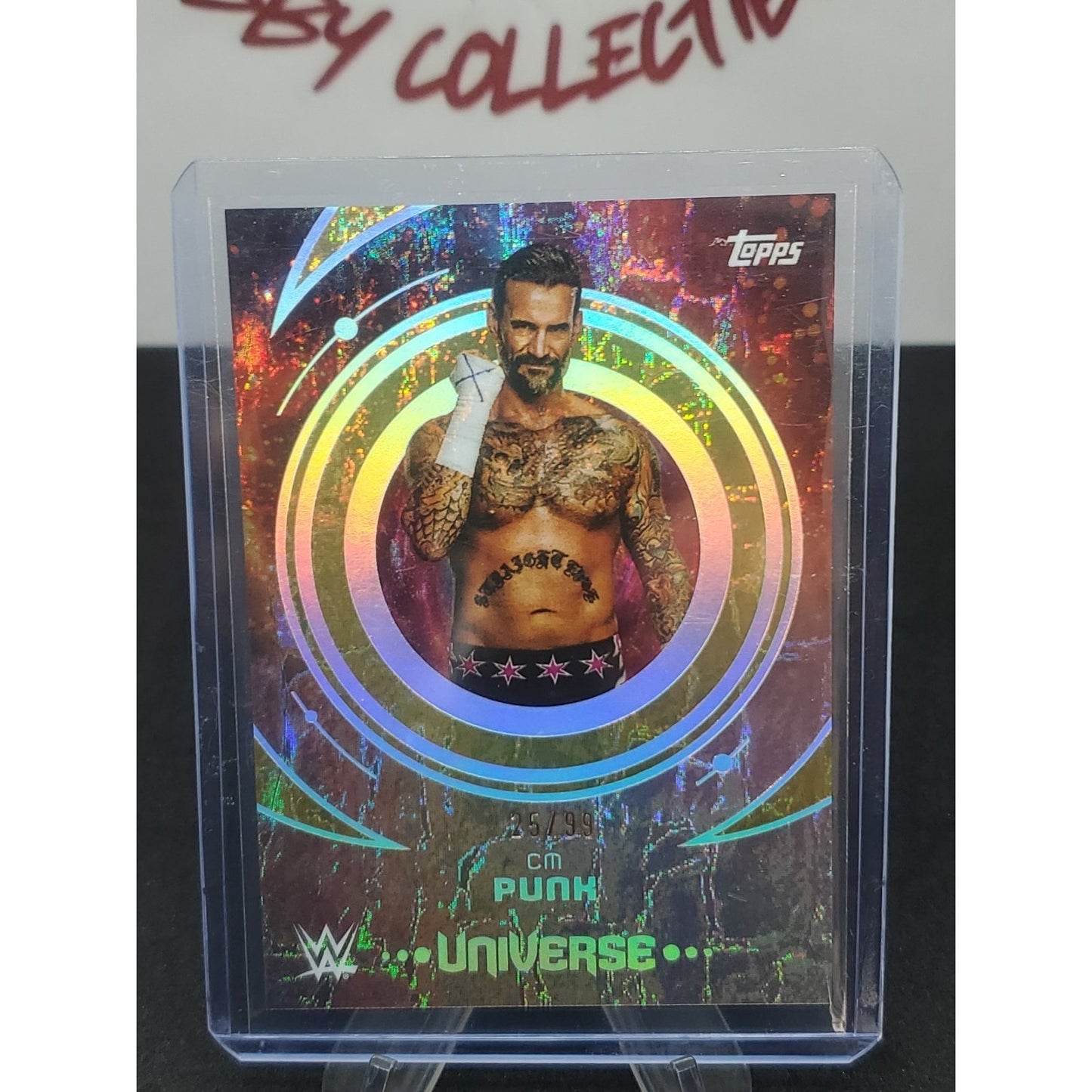 2025 Topps WWE Universe CM PUNK /99 Raw #42
