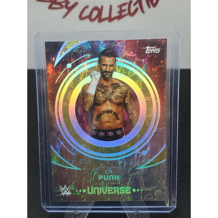 2025 Topps WWE Universe CM PUNK /99 Raw #42