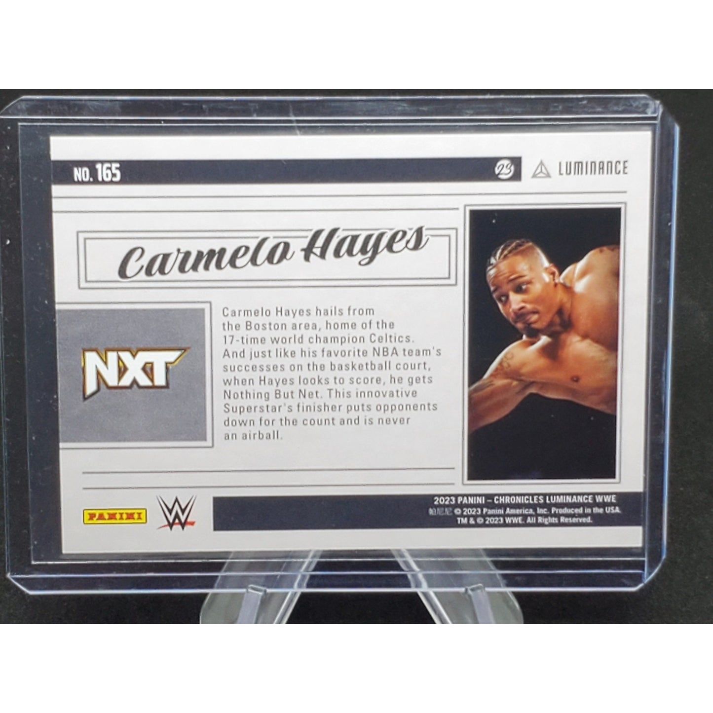 2023 WWE Chronicles Carmelo Hayes /75 Green Luminance #165
