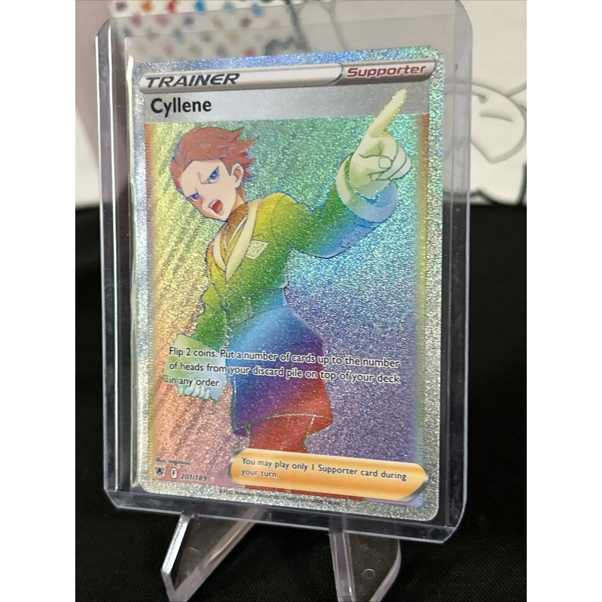 Pokémon TCG Cyllene Sword & Shield - Astral Radiance 201/189 Holo Secret Rare