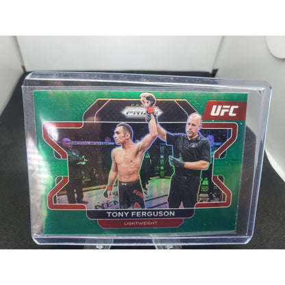Green Prizm Panini Tony Ferguson 2022 Panini Prizm UFC #22