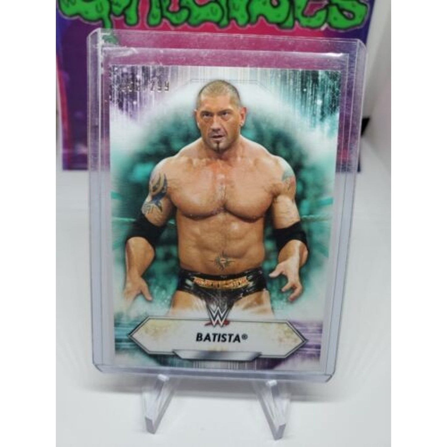 Topps WWE 2021 Batista Parallel #/299 Near Mint!