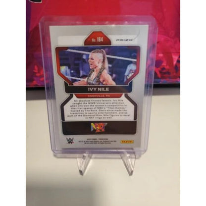 Ivy Nile 2022 Panini Prizm WWE #184 Rookie Ruby Red Wave Prizm