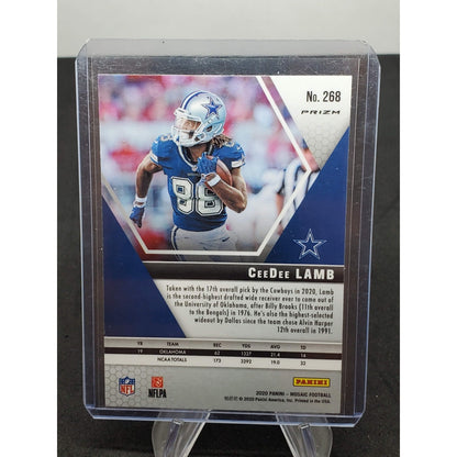 2020 Panini Mosaic - NFL Debut CeeDee Lamb #268 Camo Pink Mosaic Prizm (RC)