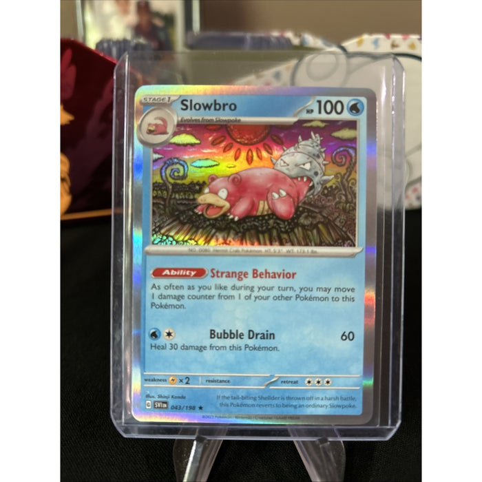 Slowbro 043/198 Sv01: Scarlet & Violet Base Set Holo - Pack Fresh New Top Loaded