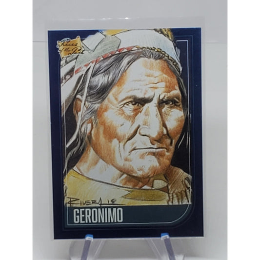 GERONIMO 2021 PIECES OF THE PAST HISTORICAL EDITION BLUE Refractor #48