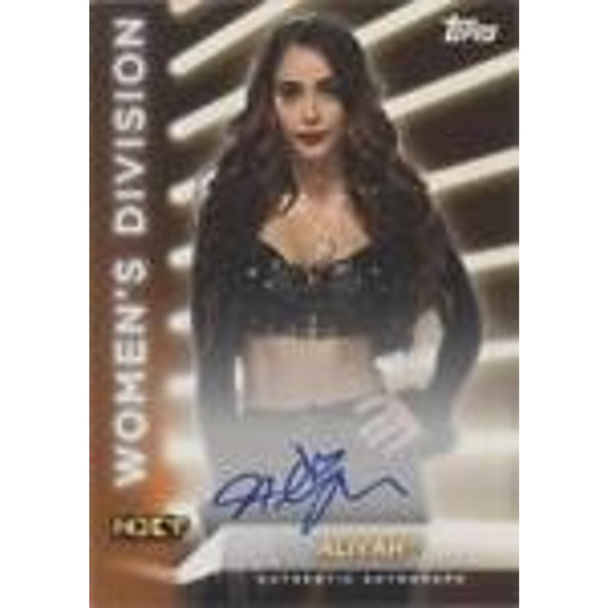 2021 Topps WWE Women's Division Aliyah Autograph Card /75