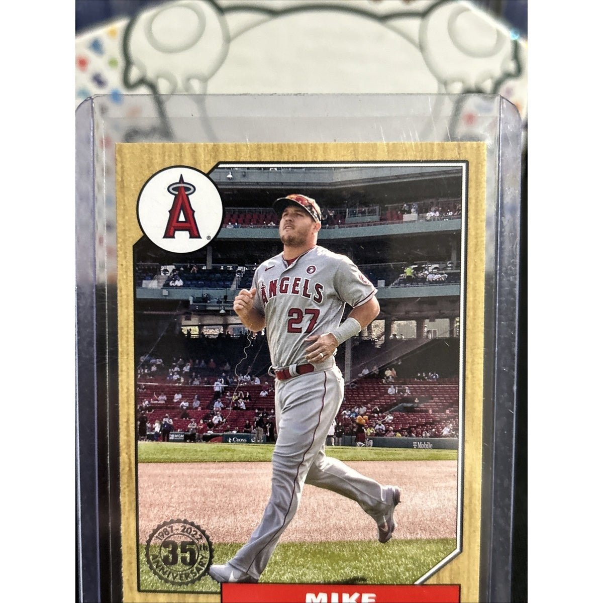 2022 Topps Mike Trout 1987 Topps 35th Anniversary #T87-100 Angels / Pack Fresh