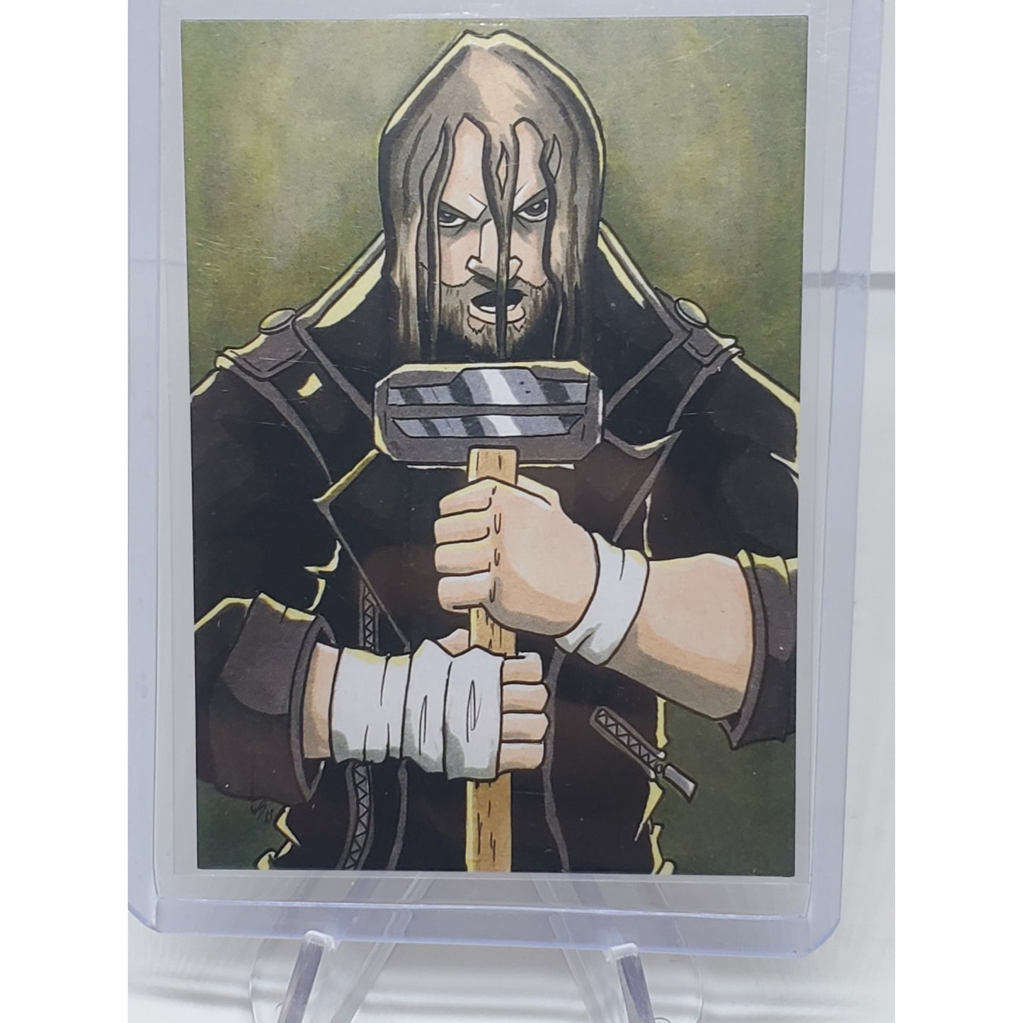 Triple H Ruthless Aggression Art Card 2021 Topps WWE Heritage # SCR-5