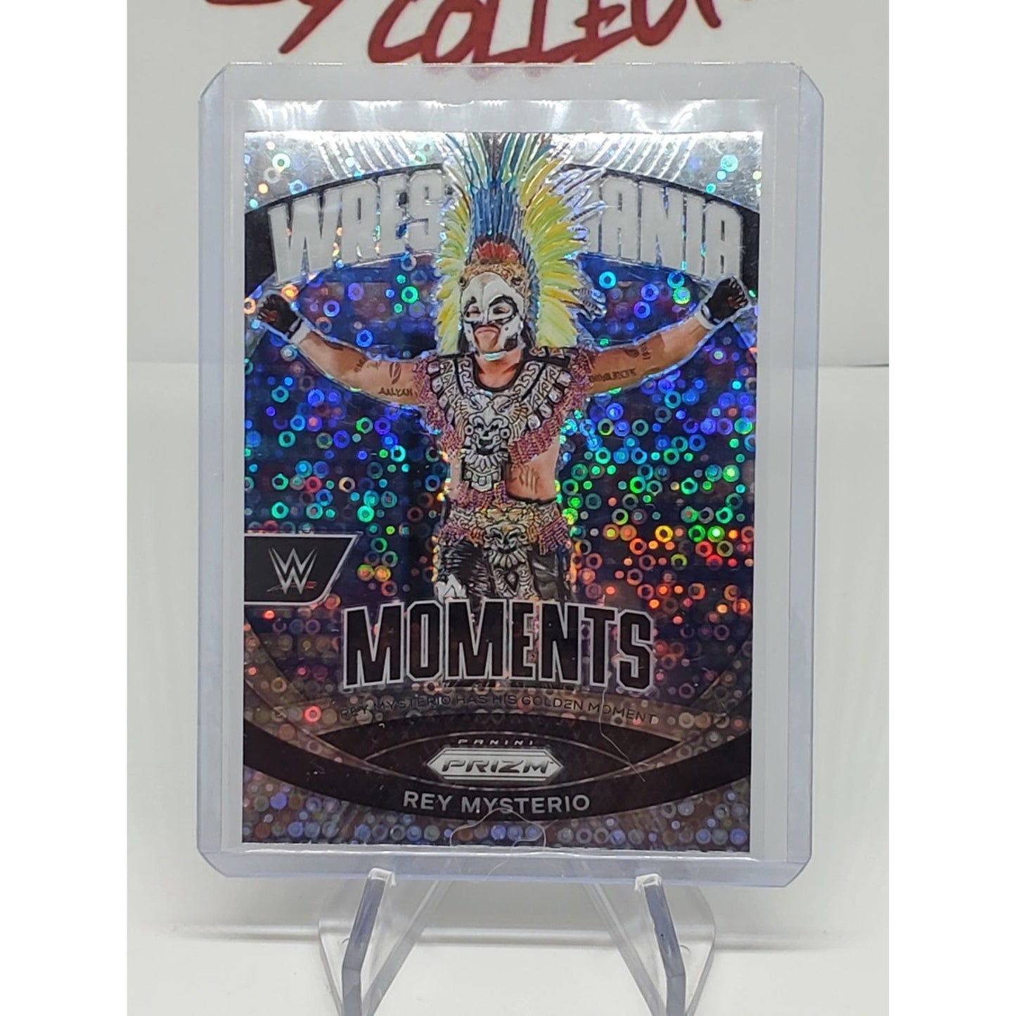 Rey Mysterio 2024 Panini Prizm WWE Under Card Disco Wrestlemania Moments #31
