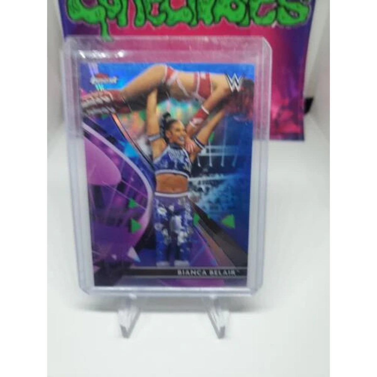 Bianca Belair 2021 Topps Wwe Finest Blue Refractor #/150