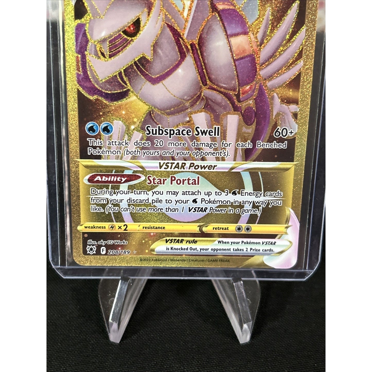 Pokémon TCG Origin Forme Palkia VSTAR Sword & Shield - Astral Radiance - Mint