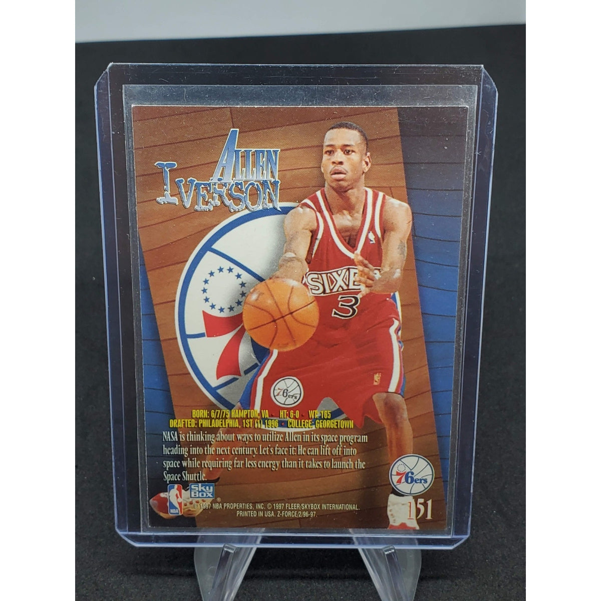 1996-97 Skybox Z Force - Allen Iverson #151 (RC)