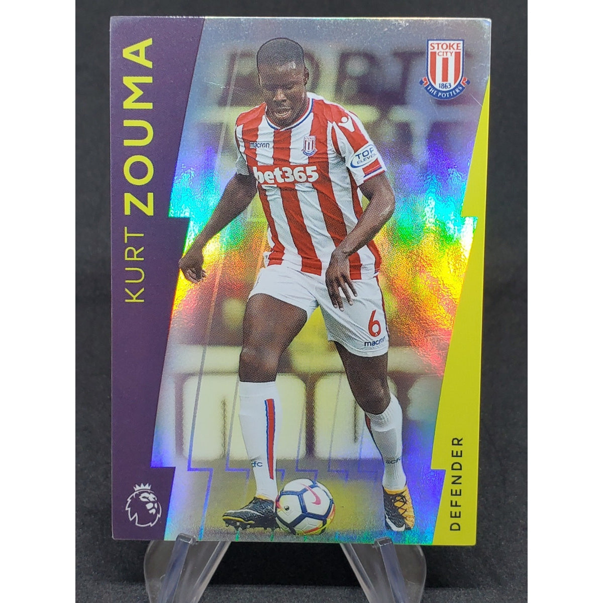 2017-18 Topps Premier League Platinum Kurt Zouma