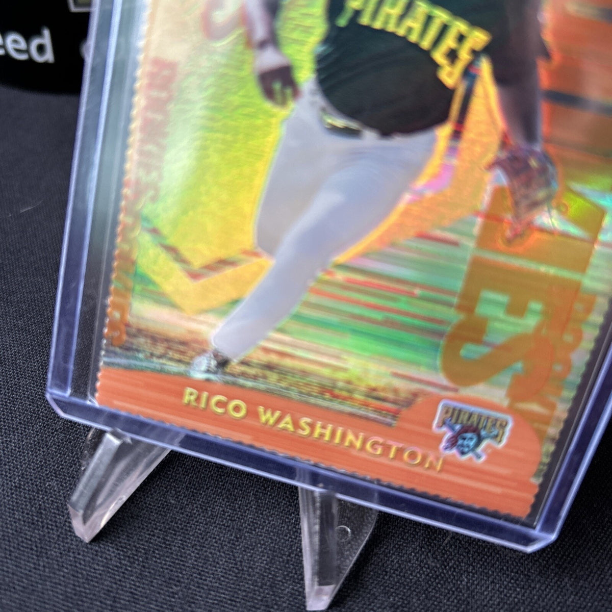 2000 Topps Finest Rico Washington Gold Refractor RC /100 Excellent Condition