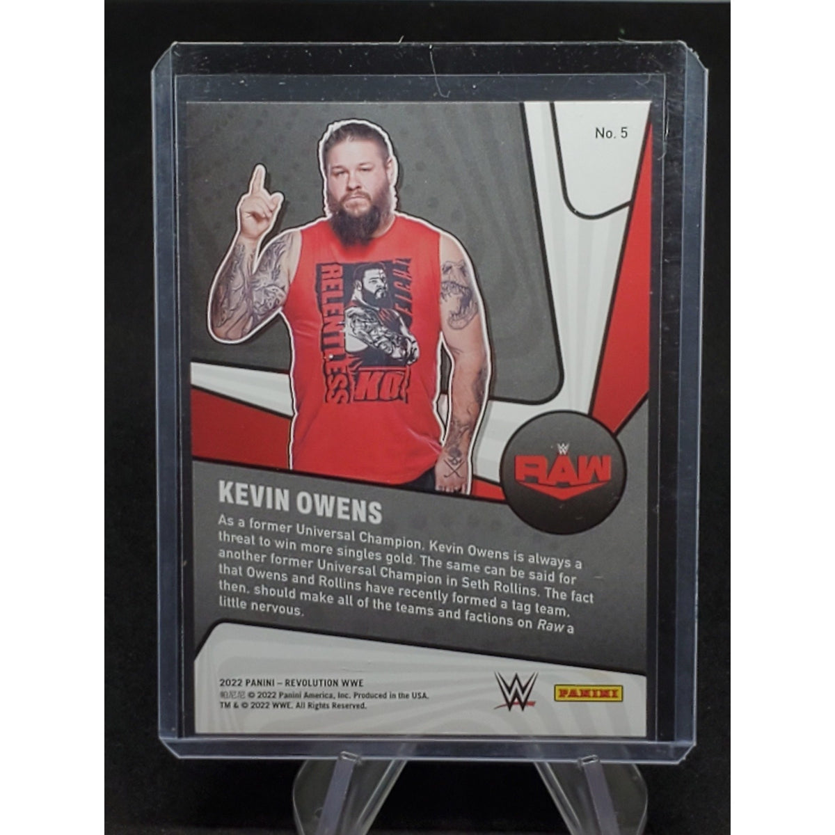 2022 Panini Revolution WWE Kevin Owens SUPERNOVA #5 RAW Superstar