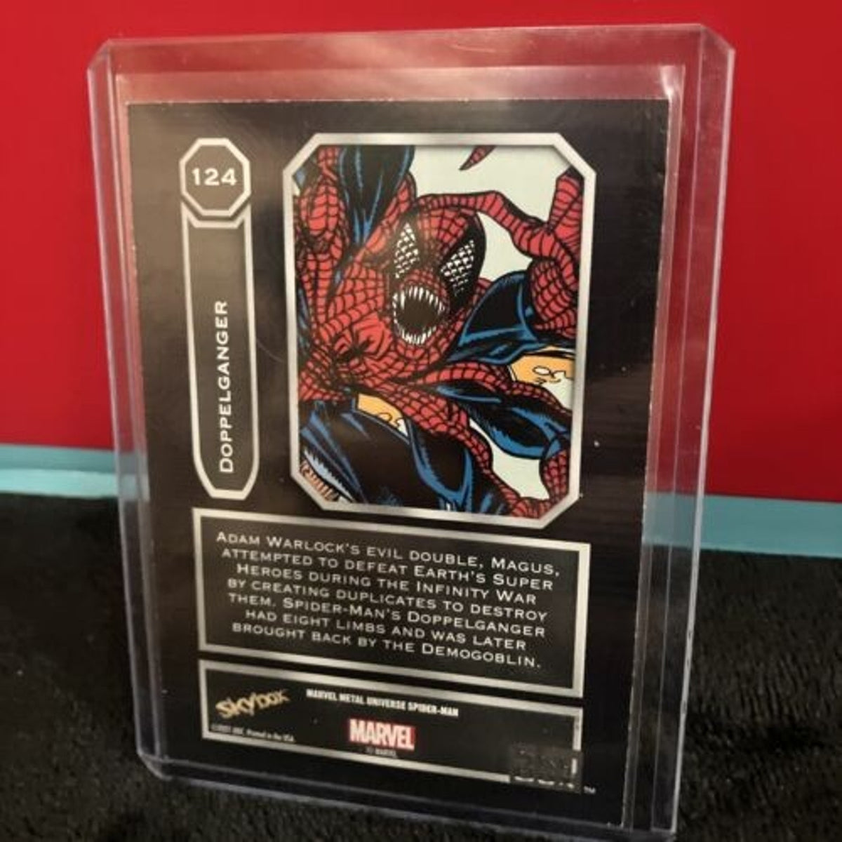 SP Marvel Metal Spider-Man GOLD Light FX #124 2022 High Series Doppleganger sp