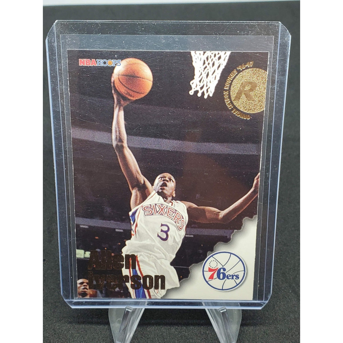 1996-97 NBA Hoops - Rookies Allen Iverson #295 (RC)