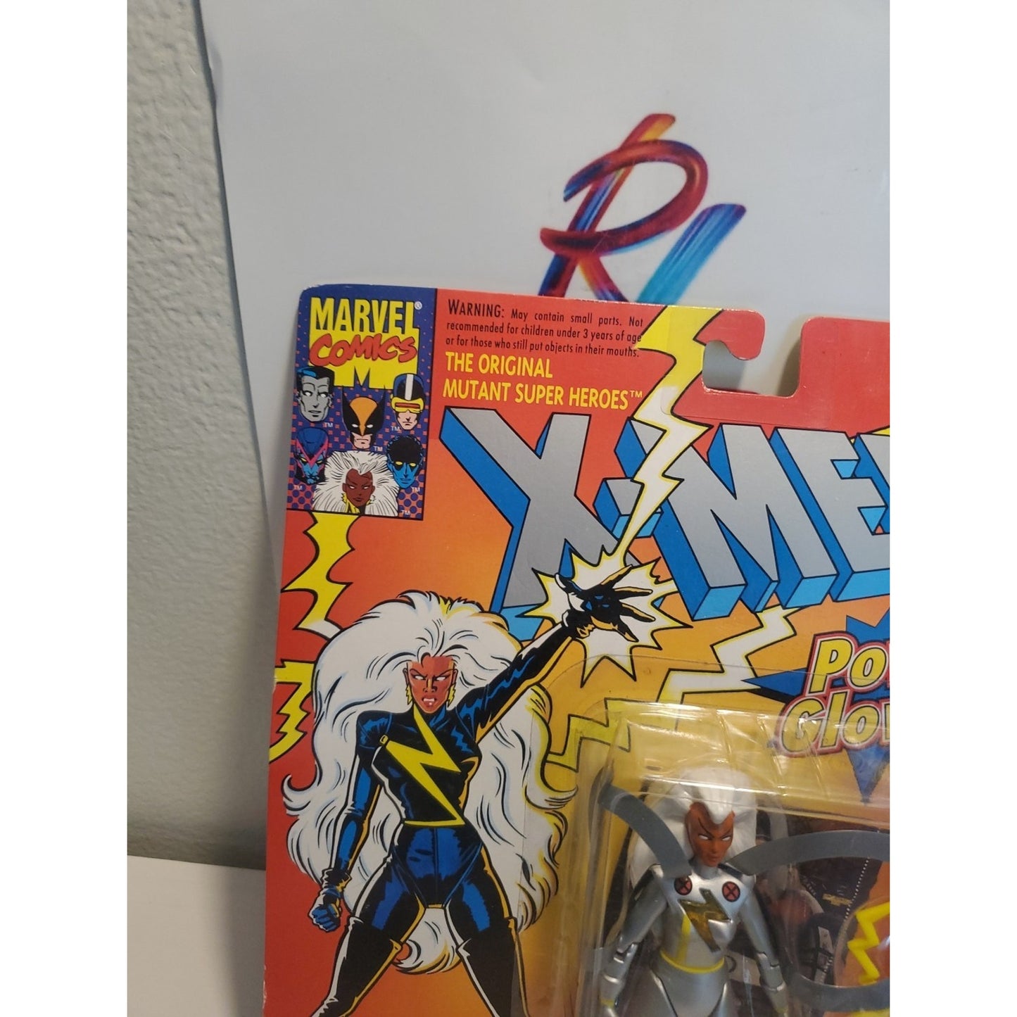 ToyBiz Marvel X-Men Storm Power Glow 1993 Gray 5" Vintage Action Figure New
