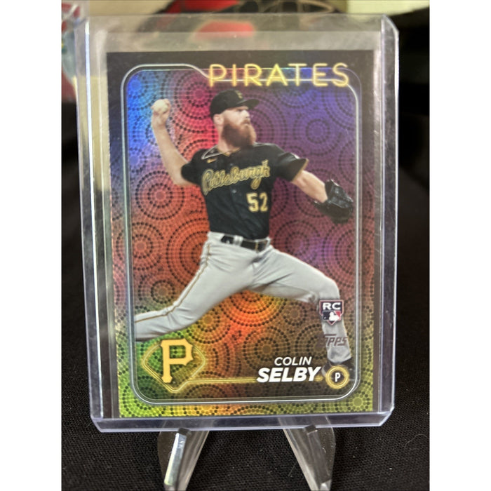 2024 Topps #668 Colin Selby Rookie Summer Holiday Foil SSP - Pack Fresh New