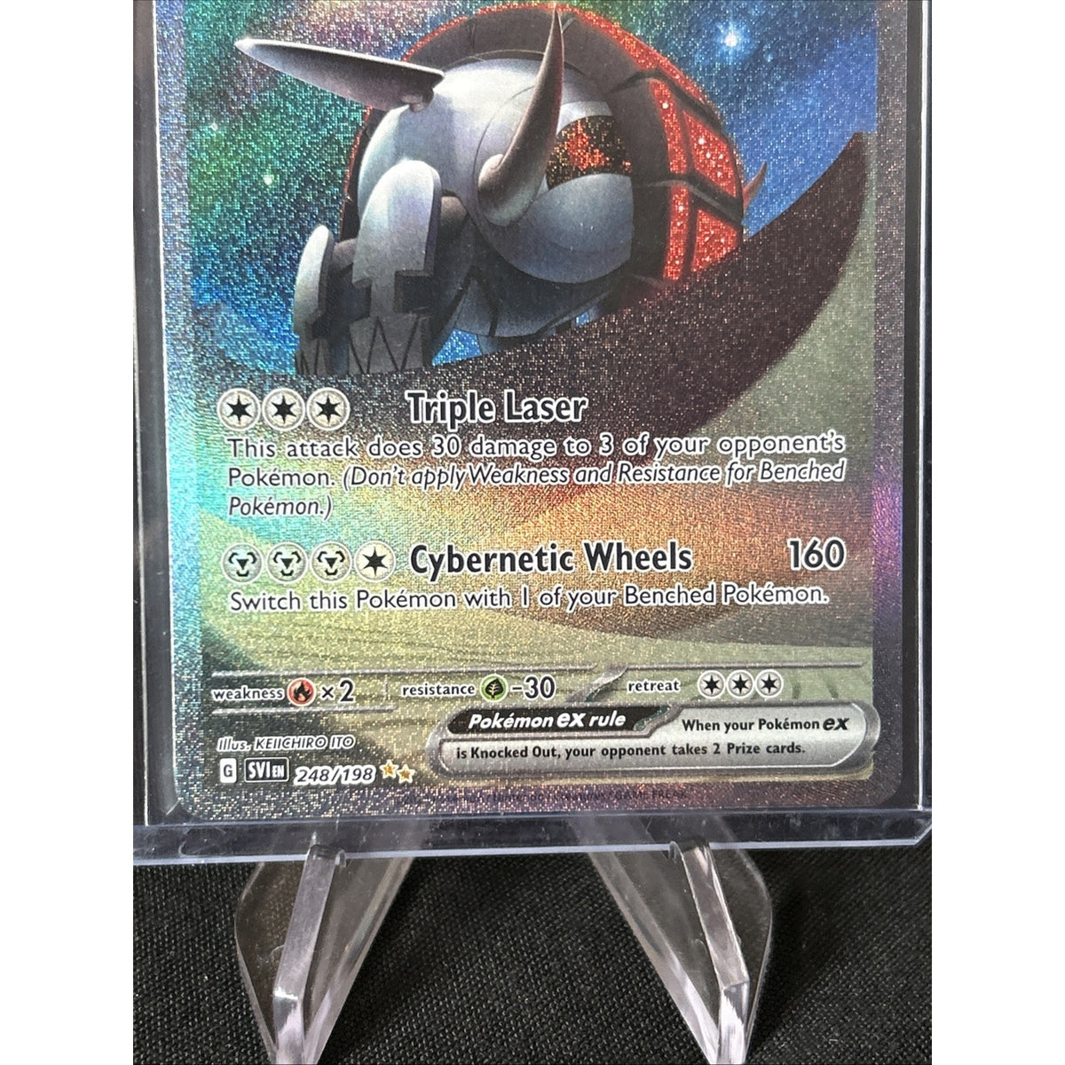 Pokémon TCG Iron Treads ex Scarlet & Violet Base Set 248/198 Holo Special...