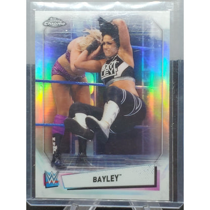 2021 Topps Chrome WWE Refractor Bayley #49 NM