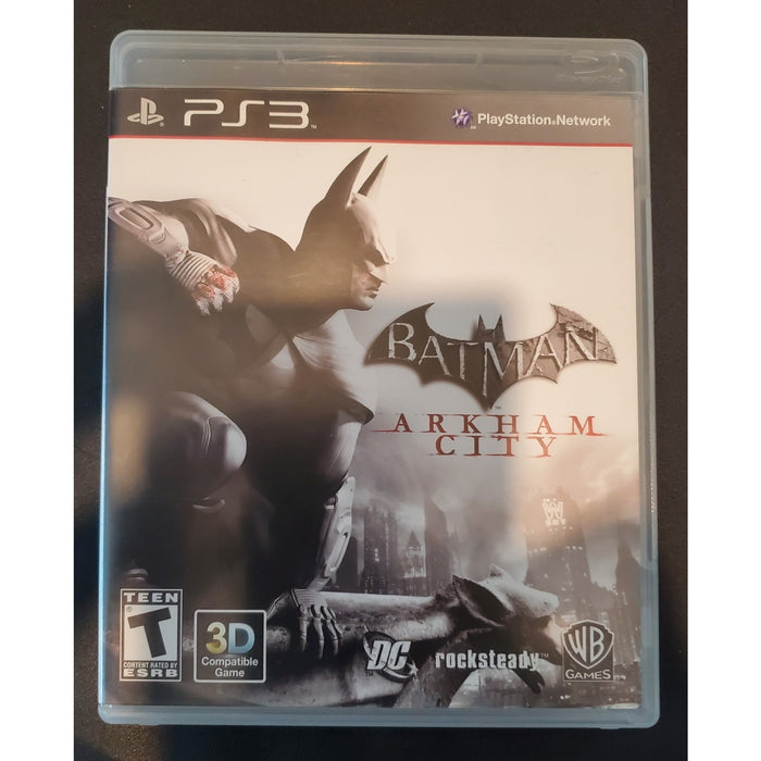 2011 Batman Arkham City PS3 Video Game Sony PlayStation 3 Complete CIB DC Comics