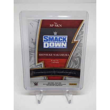 Shinsuke Nakamura Sparks Relic Patch Memorabilia 2022 Panini Select WWE SP-SKN
