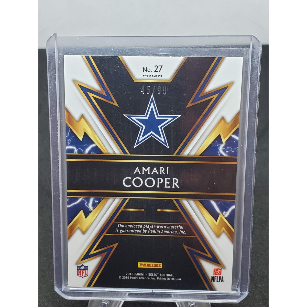 2018 Panini Select - Sparks Amari Cooper #45 /99 (MEM) Parallel Patch