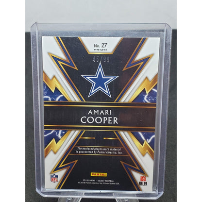 2018 Panini Select - Sparks Amari Cooper #45 /99 (MEM) Parallel Patch