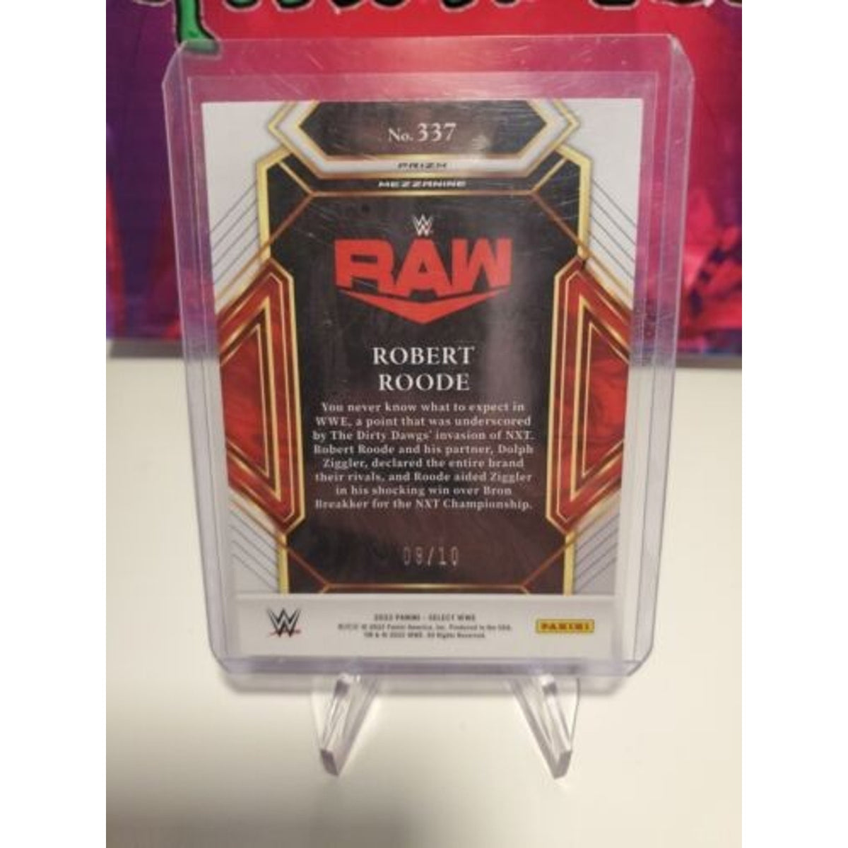 Robert Roode 2022 Panini Select WWE Mezzanine Gold Prizm 9/10 SP