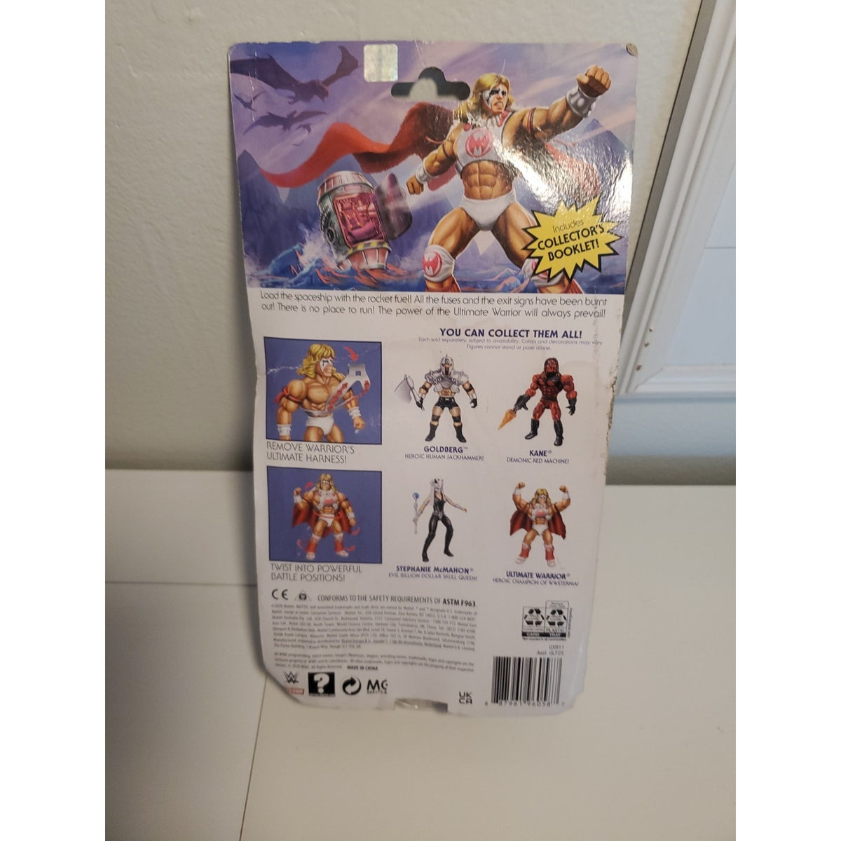 Masters of the WWE Universe Ultimate Warrior Action Figure Mattel MOTU New!