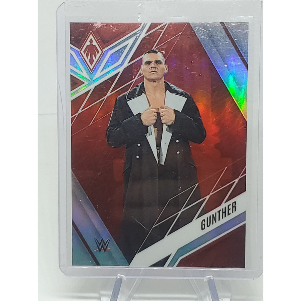 2023 Panini Chronicles Phoenix WWE, Gunther Red Parallel #'D /199, #318, NM/M