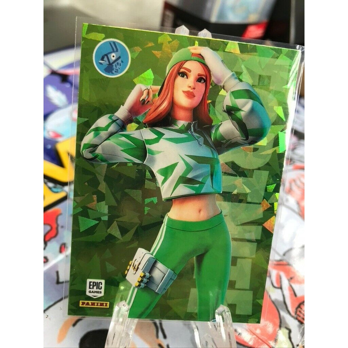 CRACKED ICE Chance RARE Outfit Crystal Shard Fortnite Series 3 USA SSP Card #39