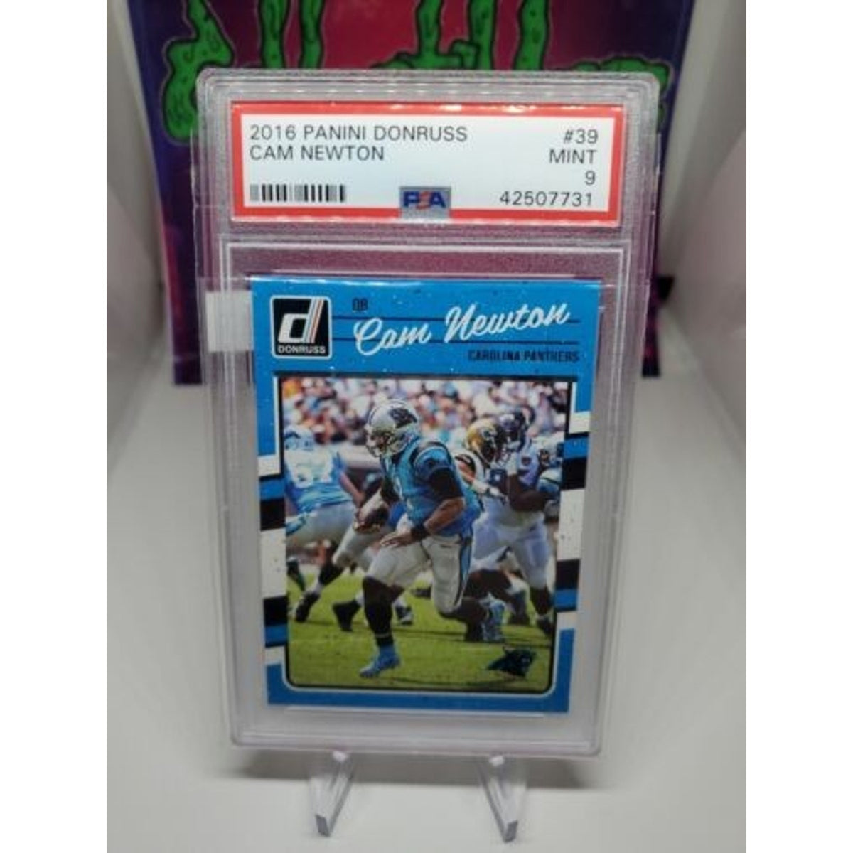 Cam Newton PSA 9 2016 Donruss Panthers