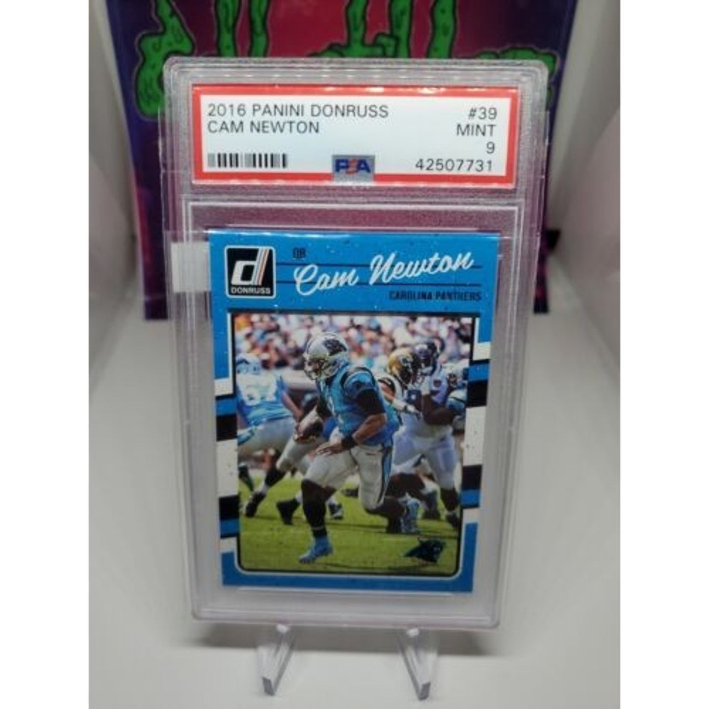 Cam Newton PSA 9 2016 Donruss Panthers