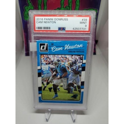 Cam Newton PSA 9 2016 Donruss Panthers