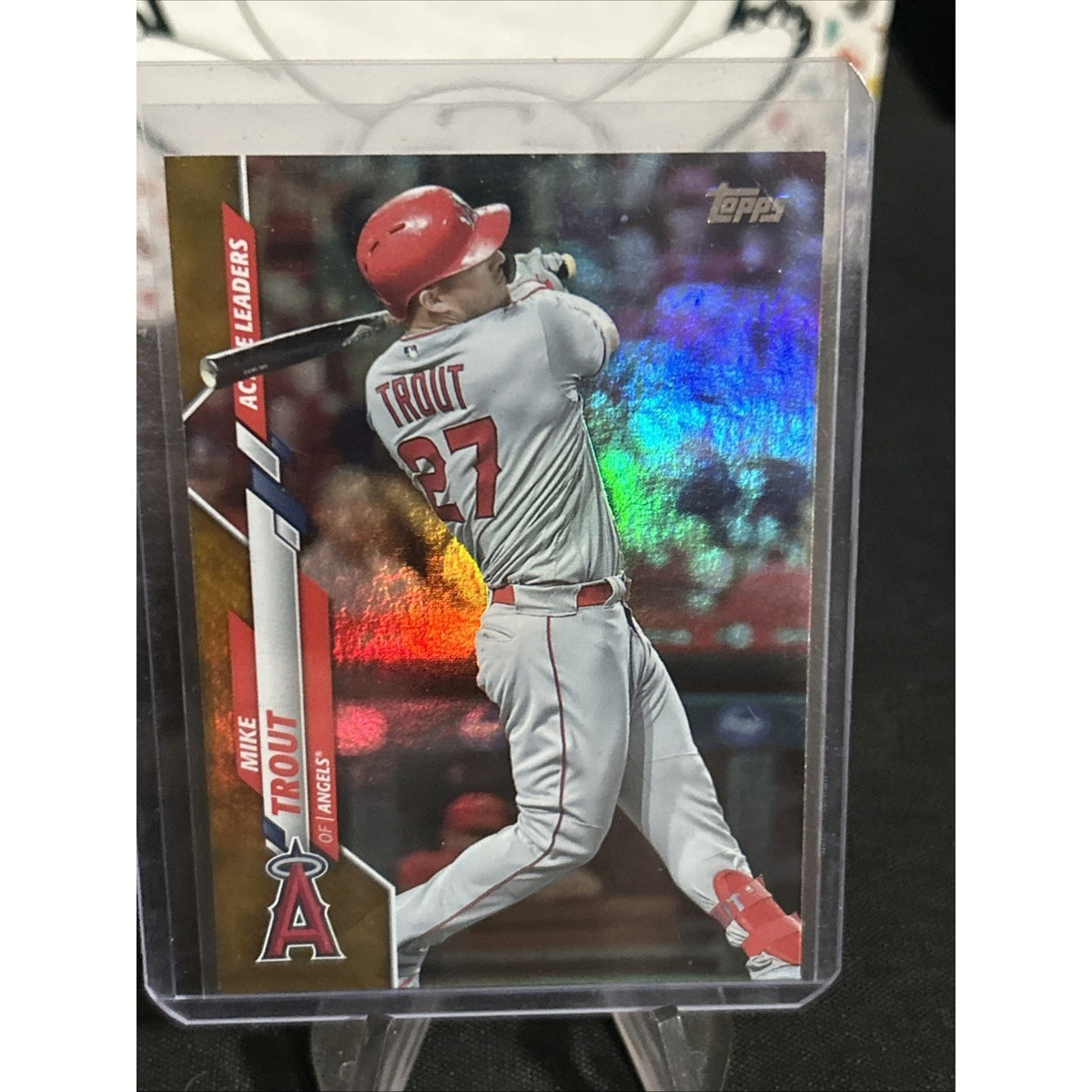 2020 Topps Update Baseball Active Leaders Gold Foil Mike Trout #U-292 / Pack New