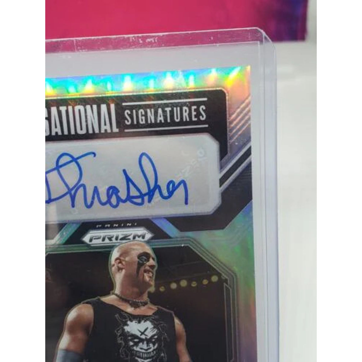 2023 Panini Prizm WWE Thrasher Auto Sensational Signatures Base Headbangers THR